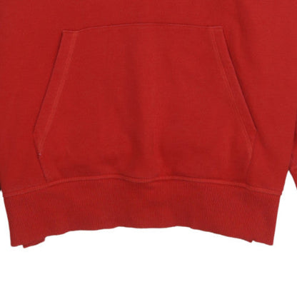 Womens UK Size M Champion Red Pullover Hoodie