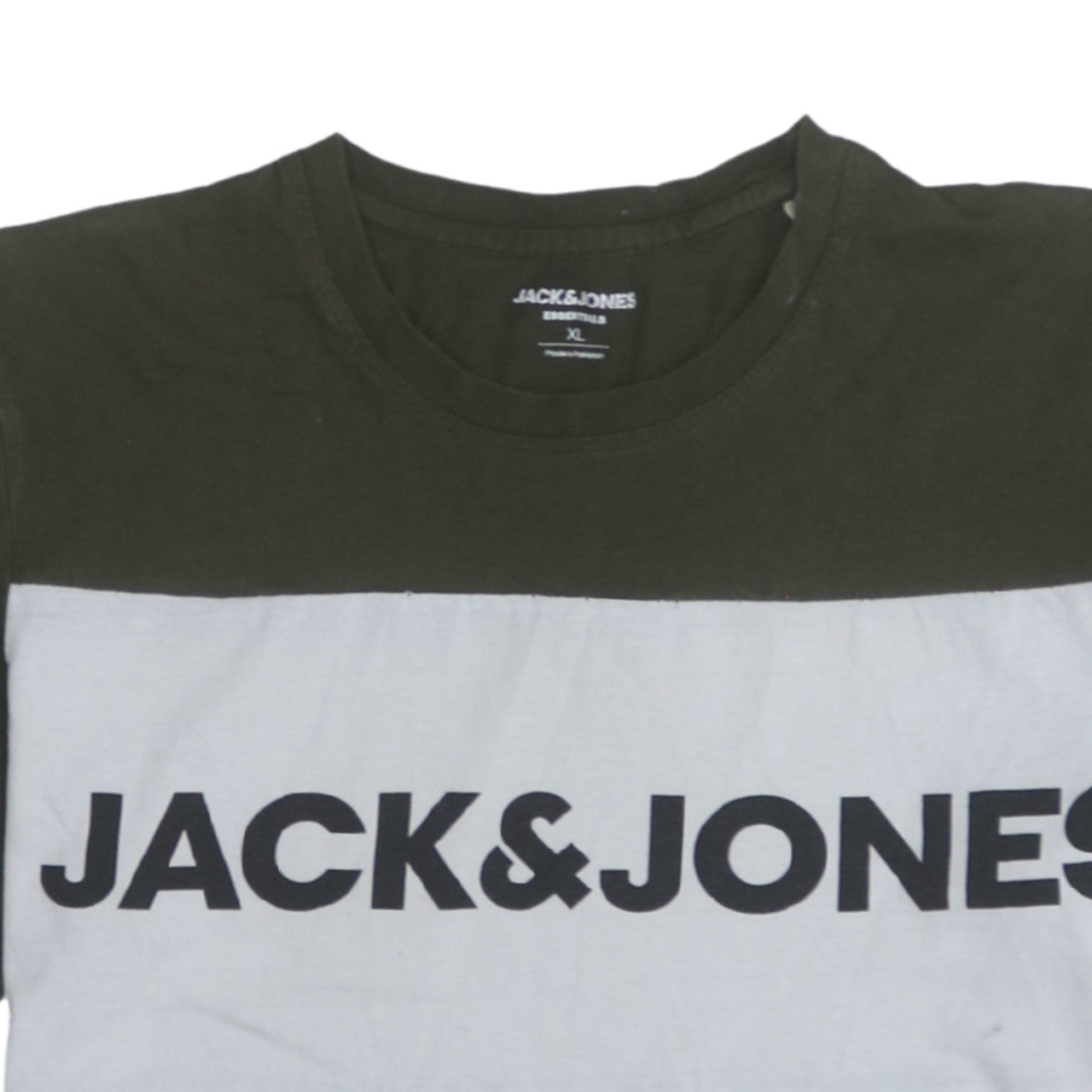 Jack & Jones Men's Multicoloured XL Crew Neck Colourblock T-Shirt