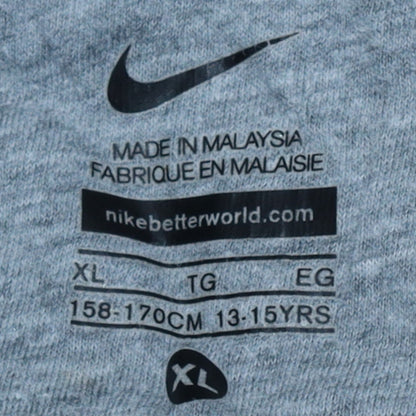 Teens UK Size XL Nike Black Full Zip Hoodie