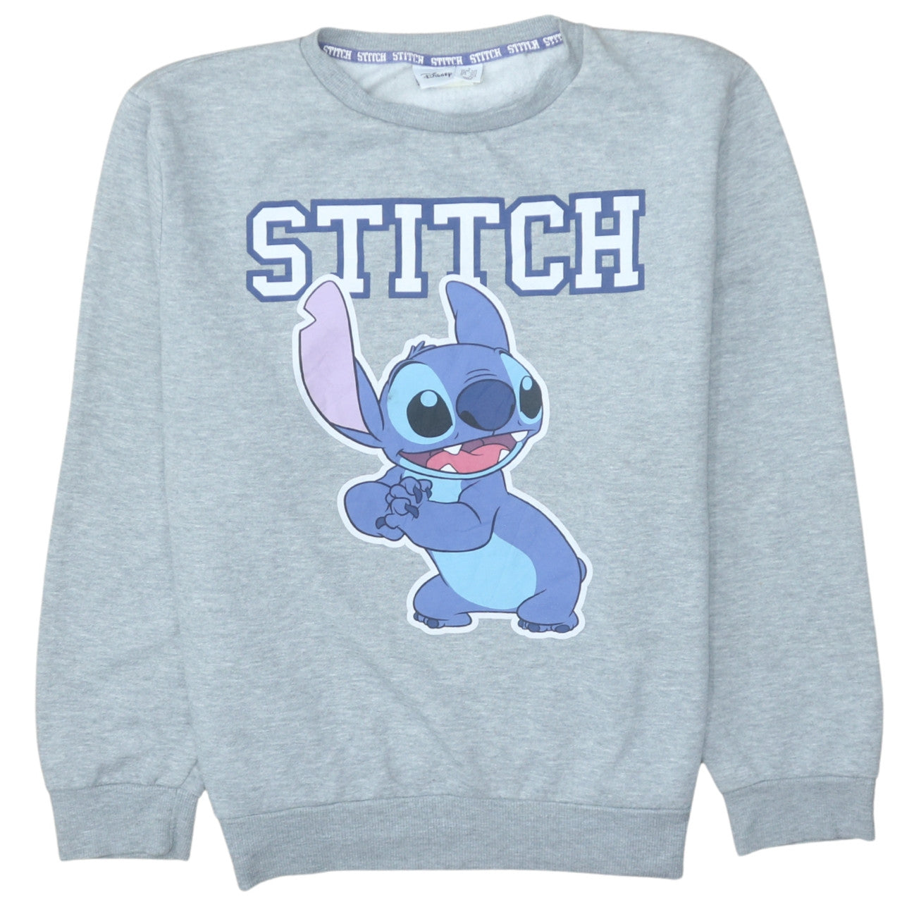 Womens UK Size L Disney Grey Pullover Sweatshirt