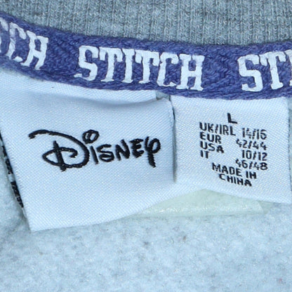 Womens UK Size L Disney Grey Pullover Sweatshirt