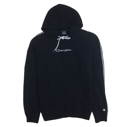 Mens UK Size M Champion Black Pullover Hoodie