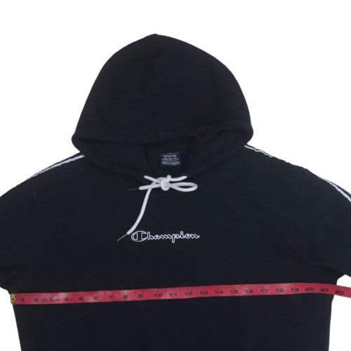 Mens UK Size M Champion Black Pullover Hoodie