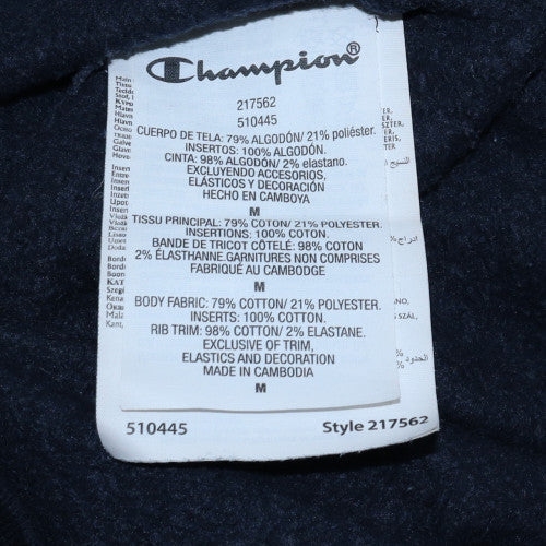 Mens UK Size M Champion Black Pullover Hoodie