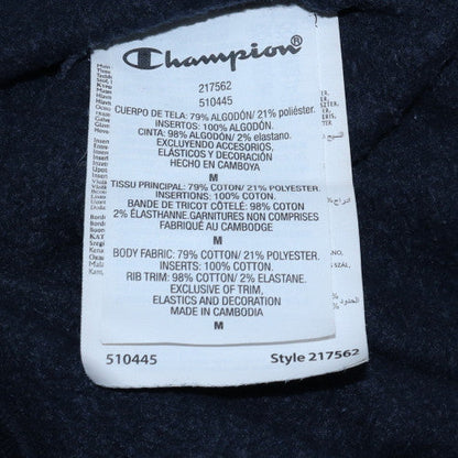 Mens UK Size M Champion Black Pullover Hoodie