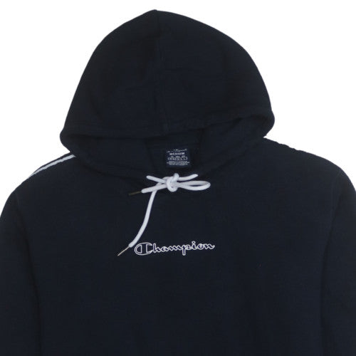 Mens UK Size M Champion Black Pullover Hoodie