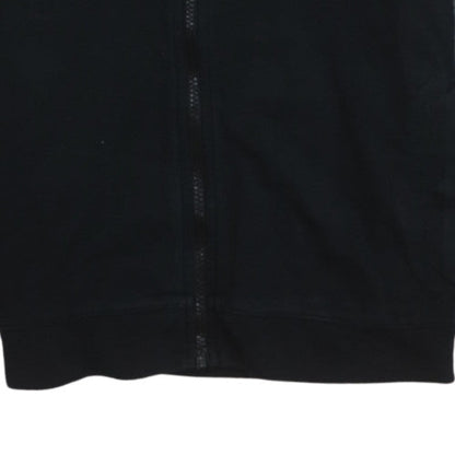 Nike Boys Black XL Full Zip Hoodie with White Logo - 13-15 Years