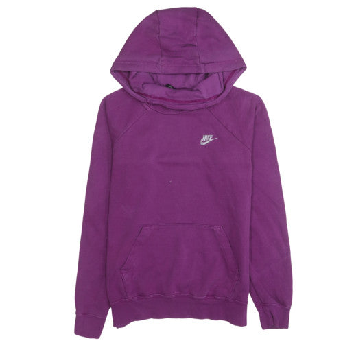Womens UK Size S Nike Purple Pullover Hoodie
