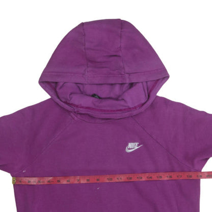 Womens UK Size S Nike Purple Pullover Hoodie