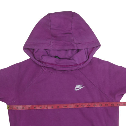 Womens UK Size S Nike Purple Pullover Hoodie