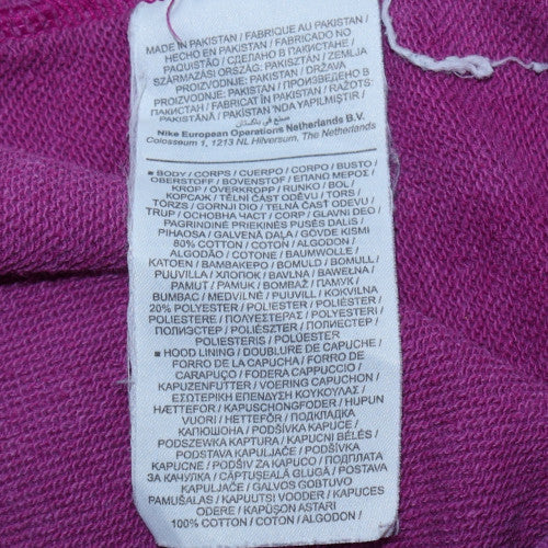 Womens UK Size S Nike Purple Pullover Hoodie