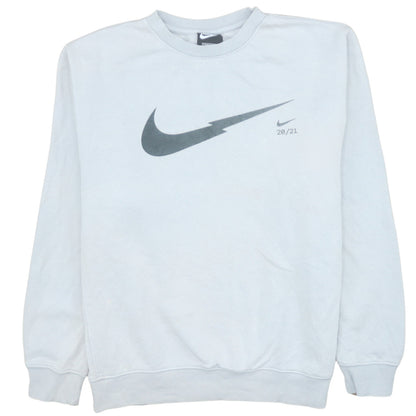 Mens UK Size M Nike White Pullover Sweatshirt