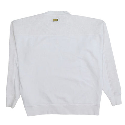 Womens UK Size 10 Barbour White Pullover Sweatshirt
