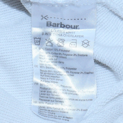 Womens UK Size 10 Barbour White Pullover Sweatshirt