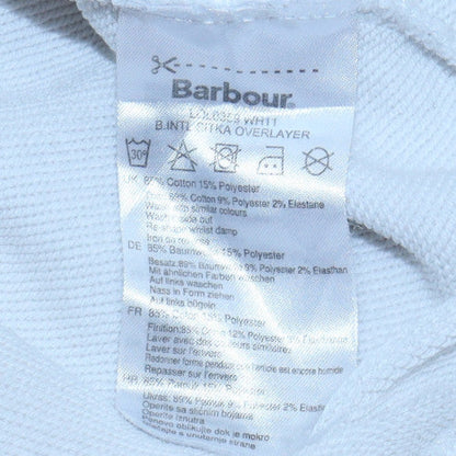 Womens UK Size 10 Barbour White Pullover Sweatshirt