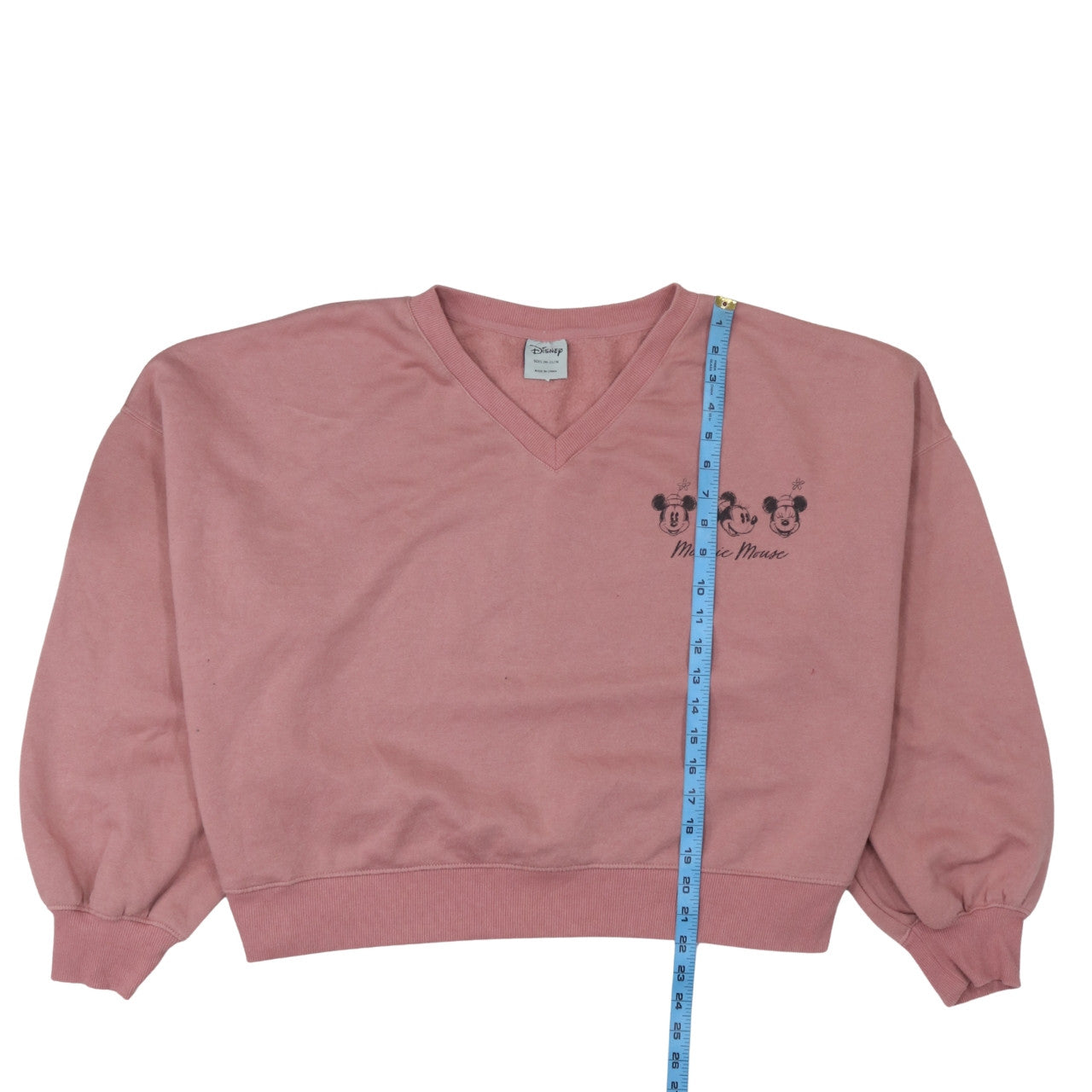 Womens UK Size 2XL Disney Pink Pullover Sweatshirt