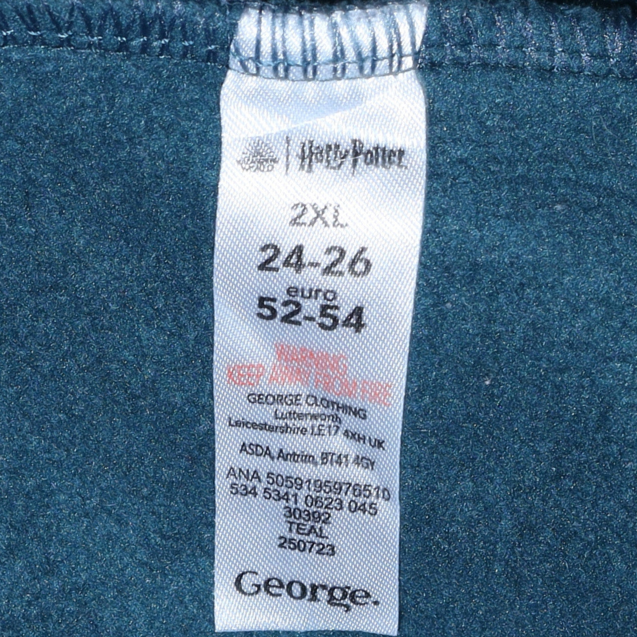 Womens UK Size 2XL George Blue Pullover Sweatshirt