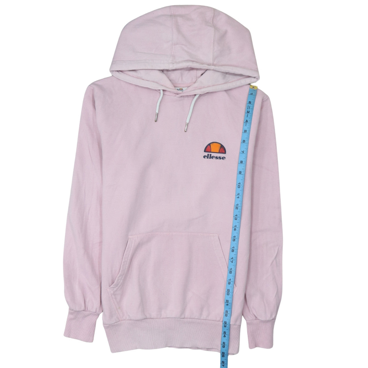 Womens UK Size S Ellesse Pink Pullover Hoodie