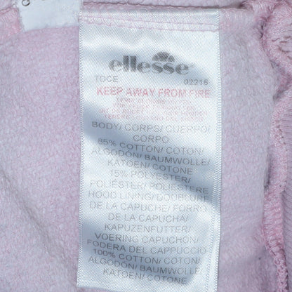 Womens UK Size S Ellesse Pink Pullover Hoodie