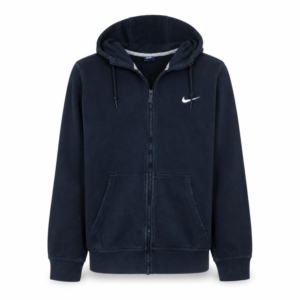 Mens UK Size M Nike Black Full Zip Hoodie