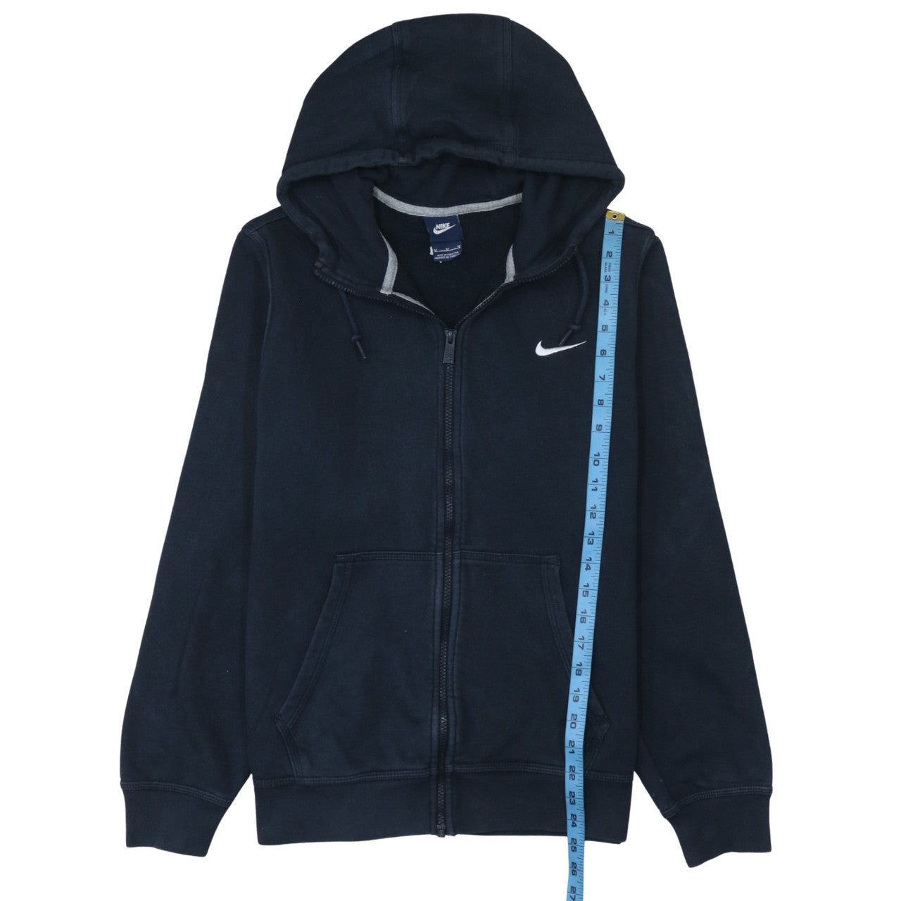 Mens UK Size M Nike Black Full Zip Hoodie