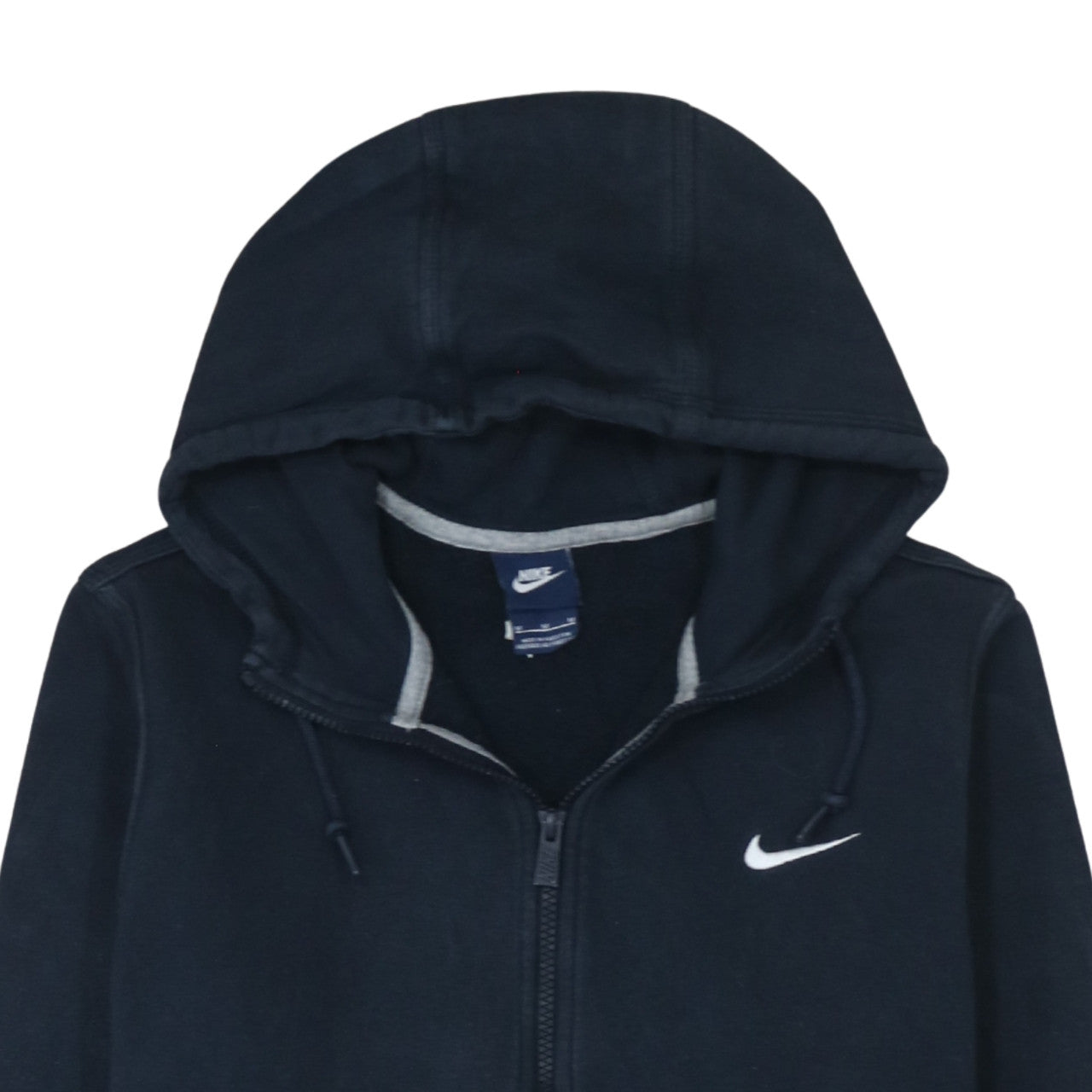 Mens UK Size M Nike Black Full Zip Hoodie