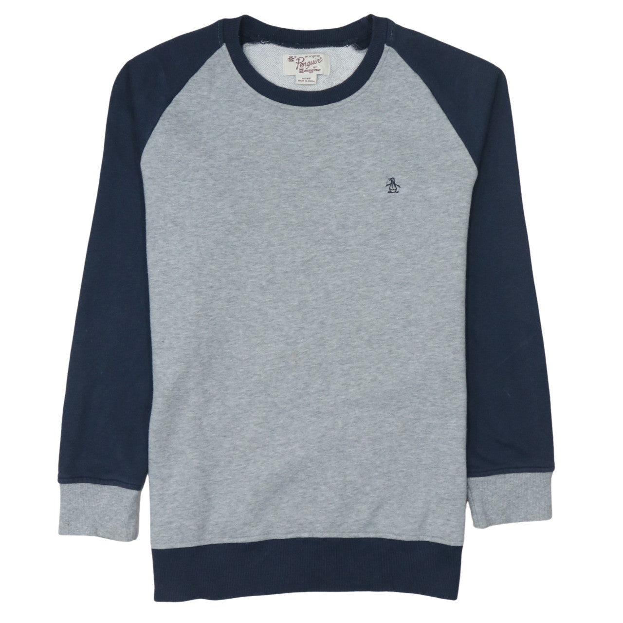 Mens UK Size S Original Penguin Grey Pullover Sweatshirt