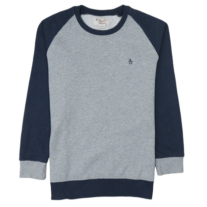 Mens UK Size S Original Penguin Grey Pullover Sweatshirt