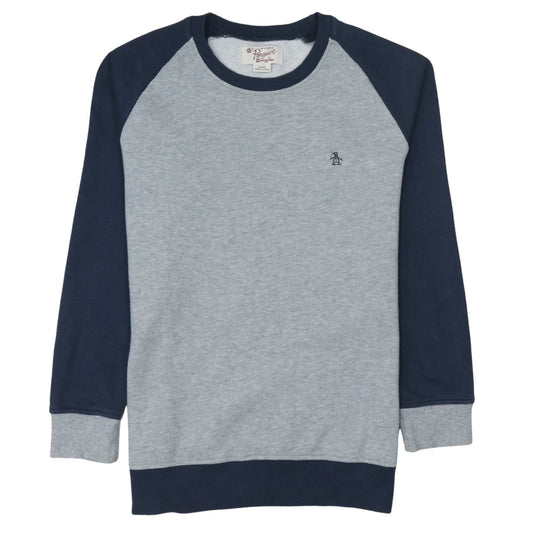 Mens UK Size S Original Penguin Grey Pullover Sweatshirt