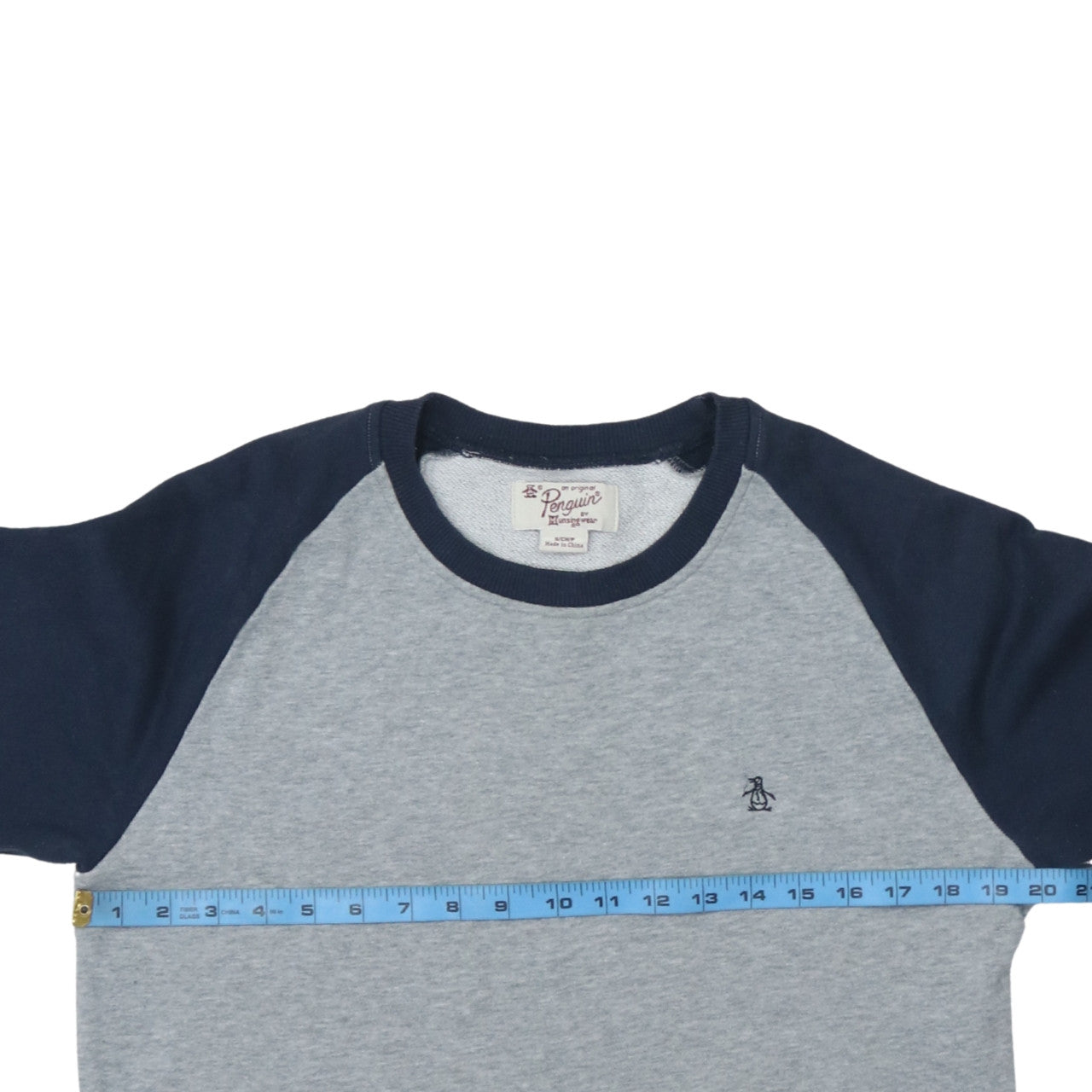 Mens UK Size S Original Penguin Grey Pullover Sweatshirt