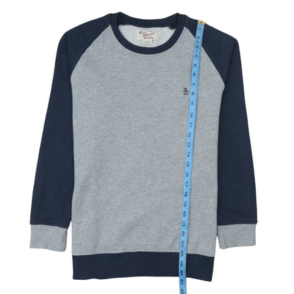 Mens UK Size S Original Penguin Grey Pullover Sweatshirt