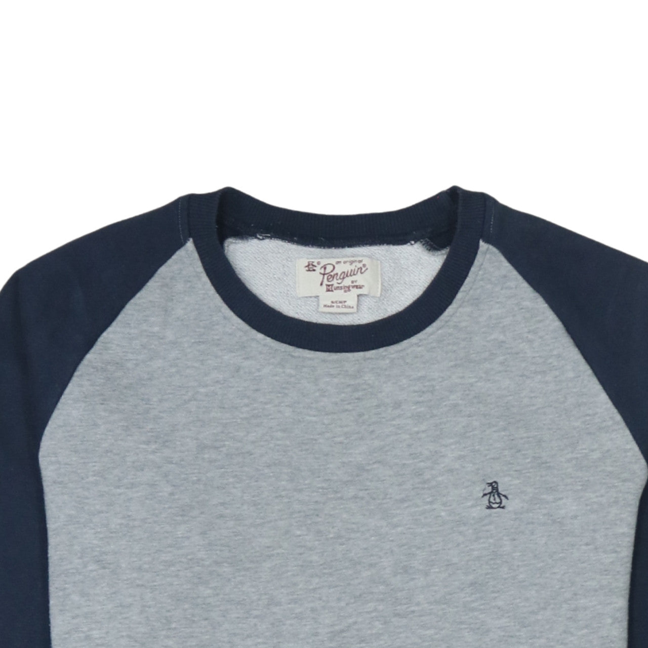 Mens UK Size S Original Penguin Grey Pullover Sweatshirt