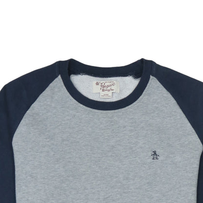 Mens UK Size S Original Penguin Grey Pullover Sweatshirt