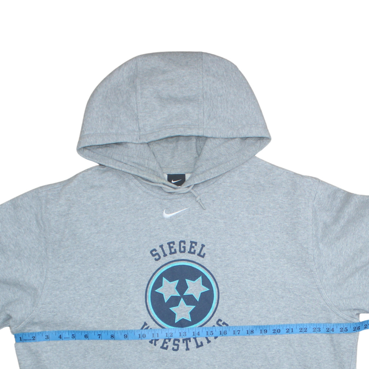 Mens UK Size XL Nike Grey Pullover Hoodie