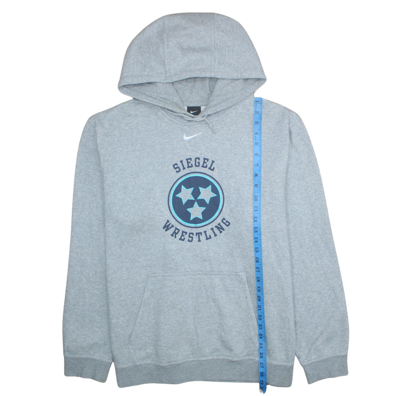 Mens UK Size XL Nike Grey Pullover Hoodie