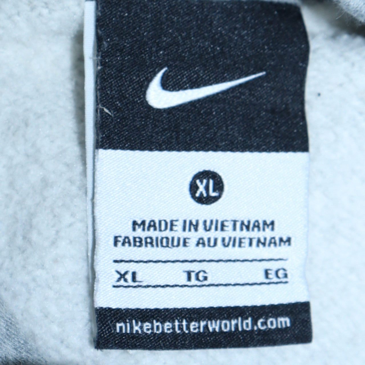 Mens UK Size XL Nike Grey Pullover Hoodie