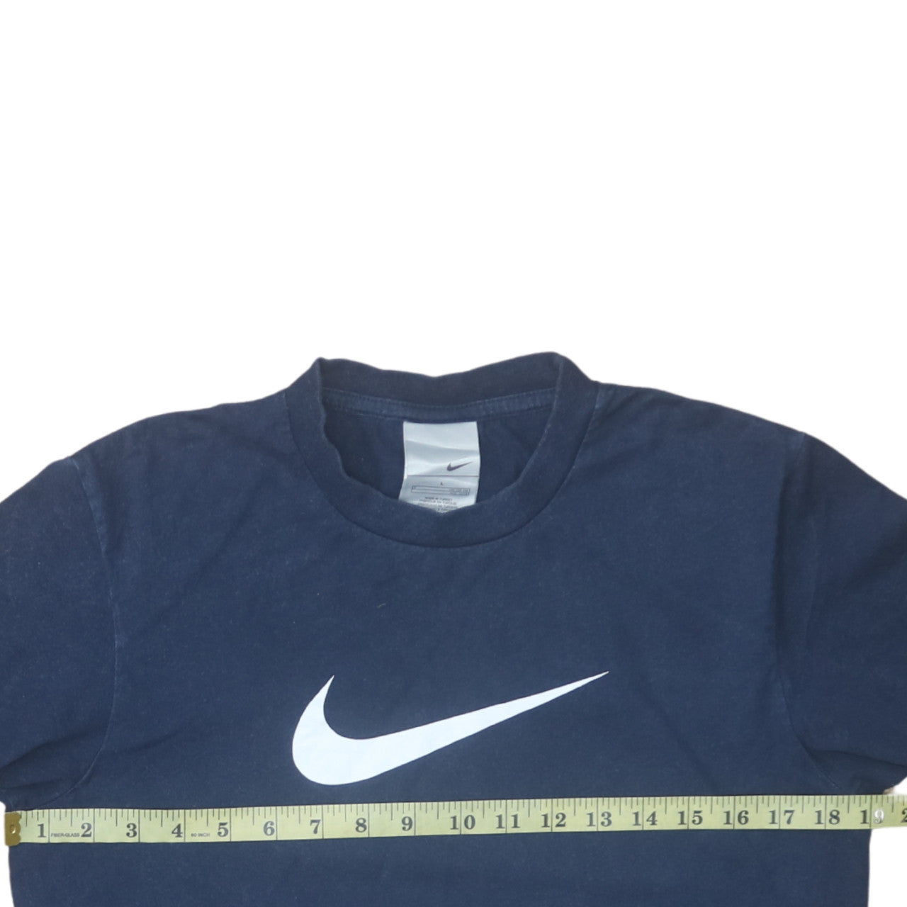 Nike Boys Blue Logo Short Sleeve Cotton T-Shirt L 12-13 Years