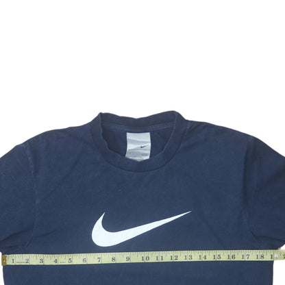 Nike Boys Blue Logo Short Sleeve Cotton T-Shirt L 12-13 Years