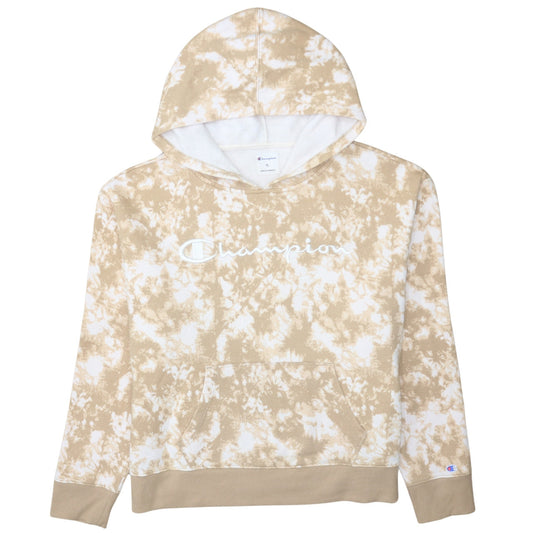 Womens UK Size XL Champion Beige Pullover Hoodie