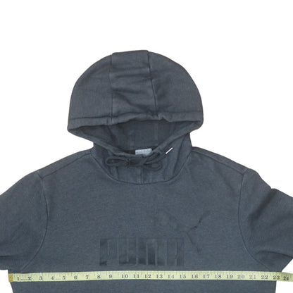 Mens UK Size L Puma Grey Pullover Hoodie