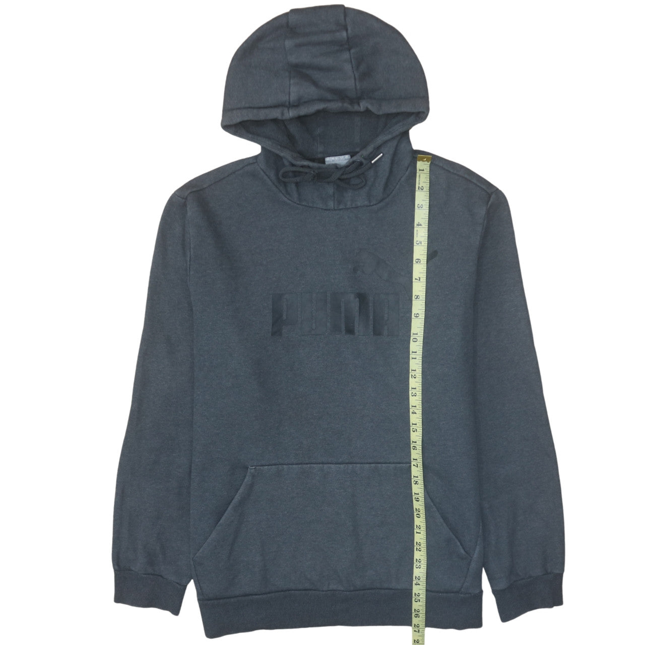 Mens UK Size L Puma Grey Pullover Hoodie