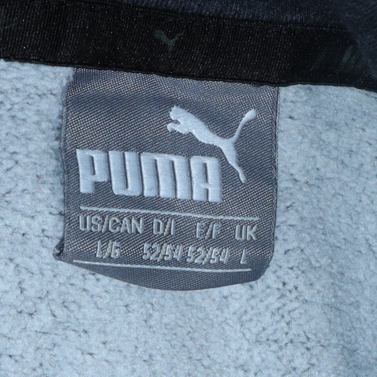 Mens UK Size L Puma Grey Pullover Hoodie