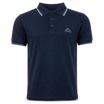 Kappa Men's Blue Short Sleeve Polo Shirt Size S Regular Fit