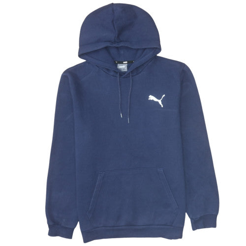 Mens UK Size M Puma Blue Pullover Hoodie