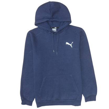 Mens UK Size M Puma Blue Pullover Hoodie
