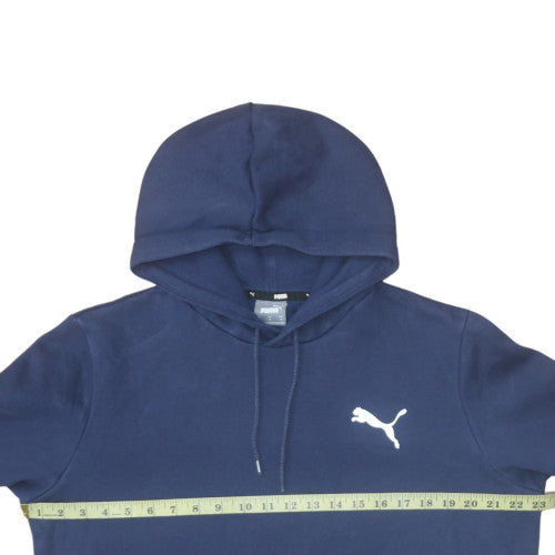 Mens UK Size M Puma Blue Pullover Hoodie