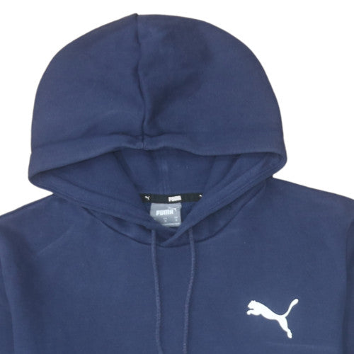 Mens UK Size M Puma Blue Pullover Hoodie