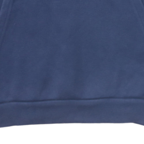Mens UK Size M Puma Blue Pullover Hoodie