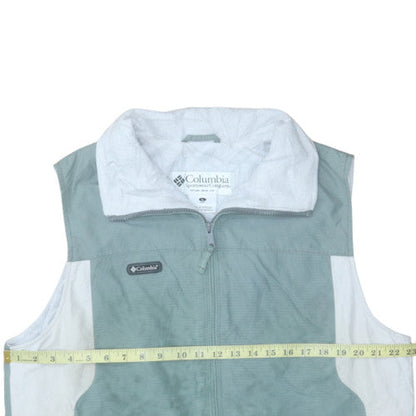 Columbia Men's Green L Fleece Lined Bodywarmer Waistcoat