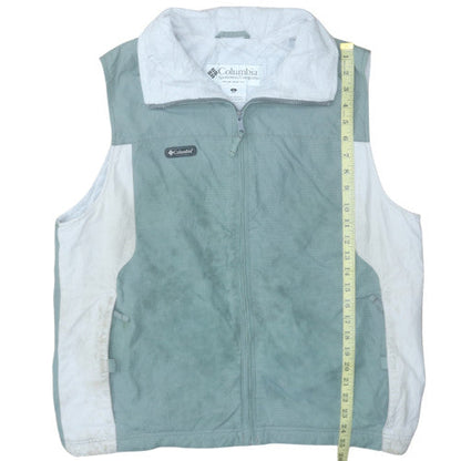 Columbia Men's Green L Fleece Lined Bodywarmer Waistcoat